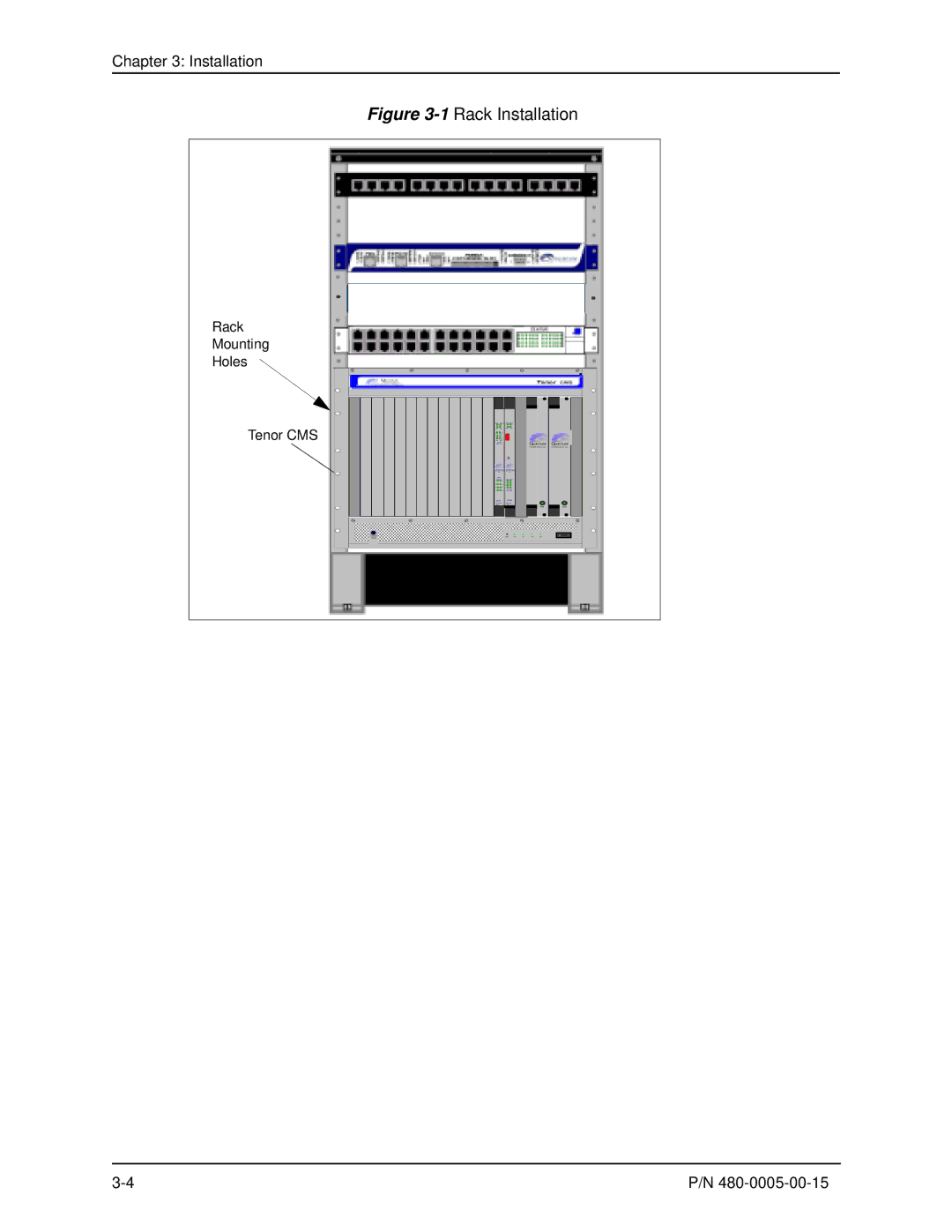 HP 480-0005-00-15 manual 1Rack Installation 