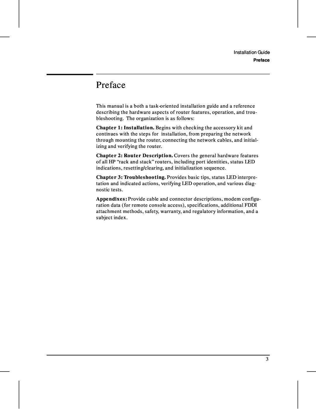 HP 480 manual Preface 