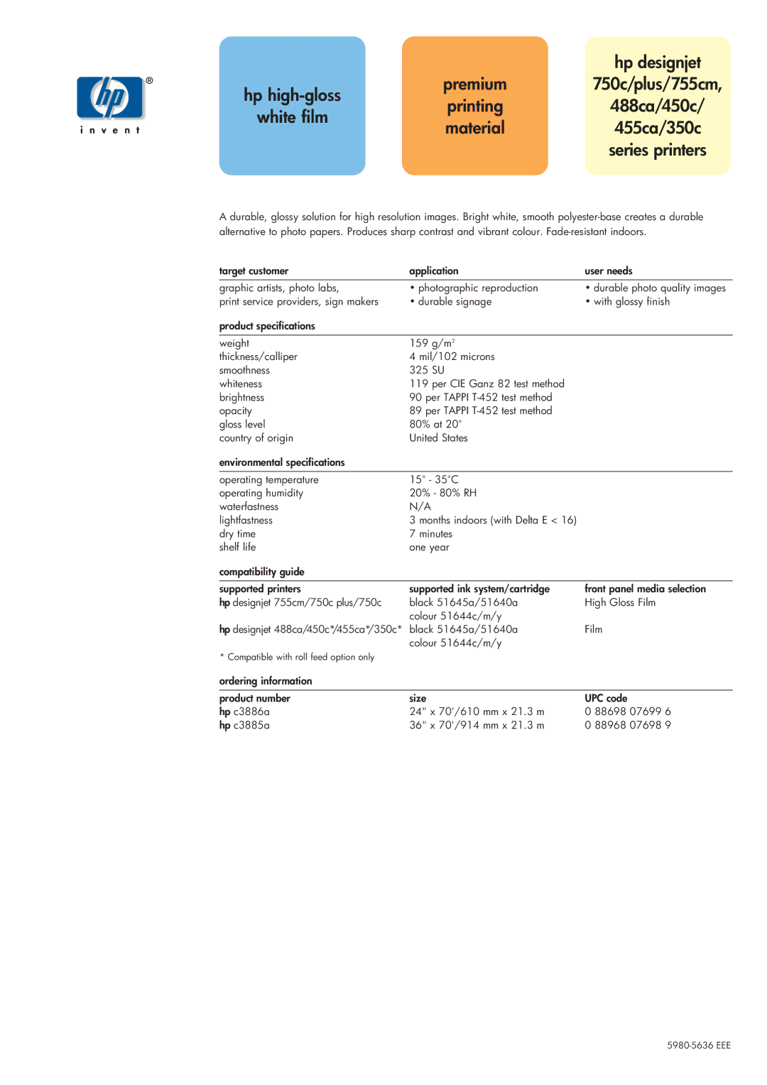 HP 488ca manual Series printers 