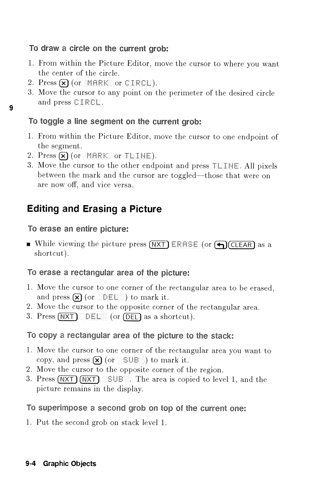 HP 48gx Graphing manual 