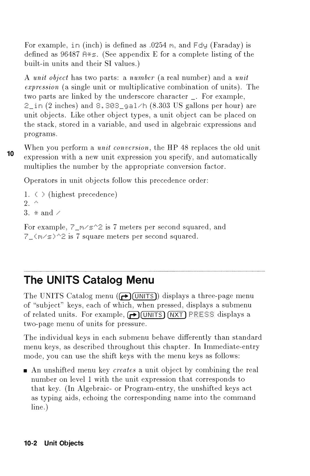 HP 48gx Graphing manual 