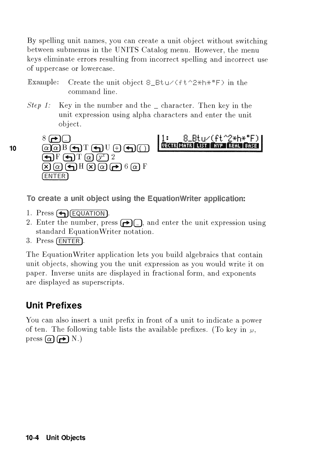 HP 48gx Graphing manual 