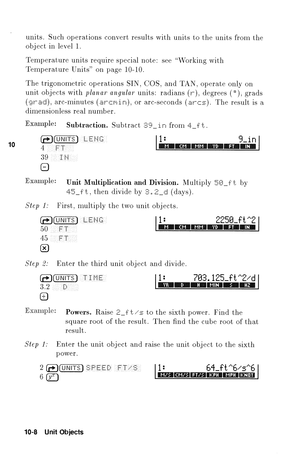 HP 48gx Graphing manual 