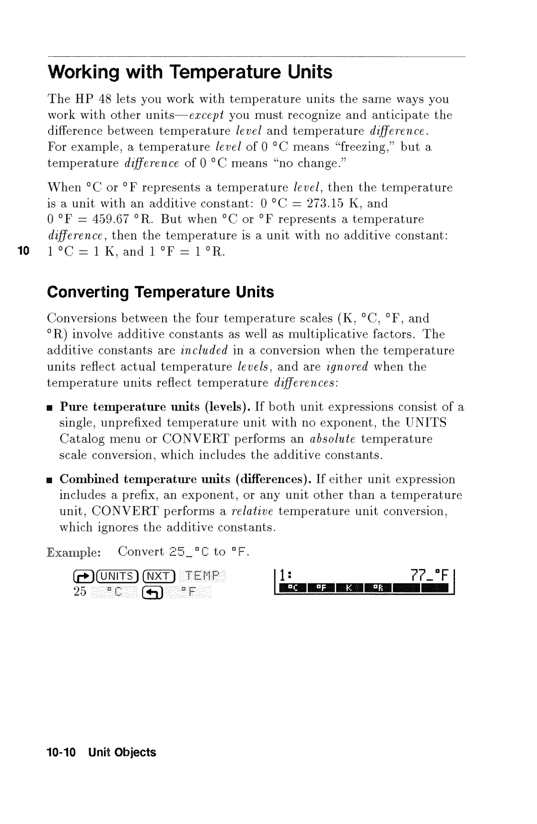 HP 48gx Graphing manual 