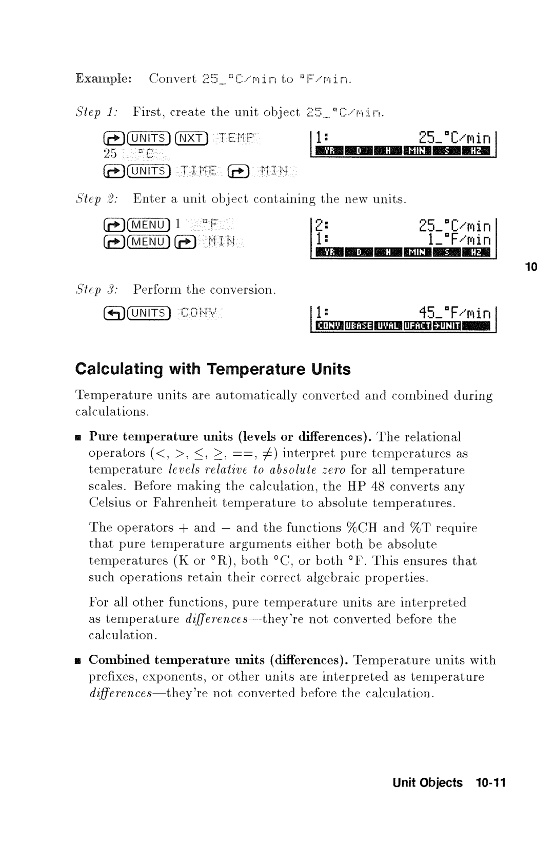 HP 48gx Graphing manual 