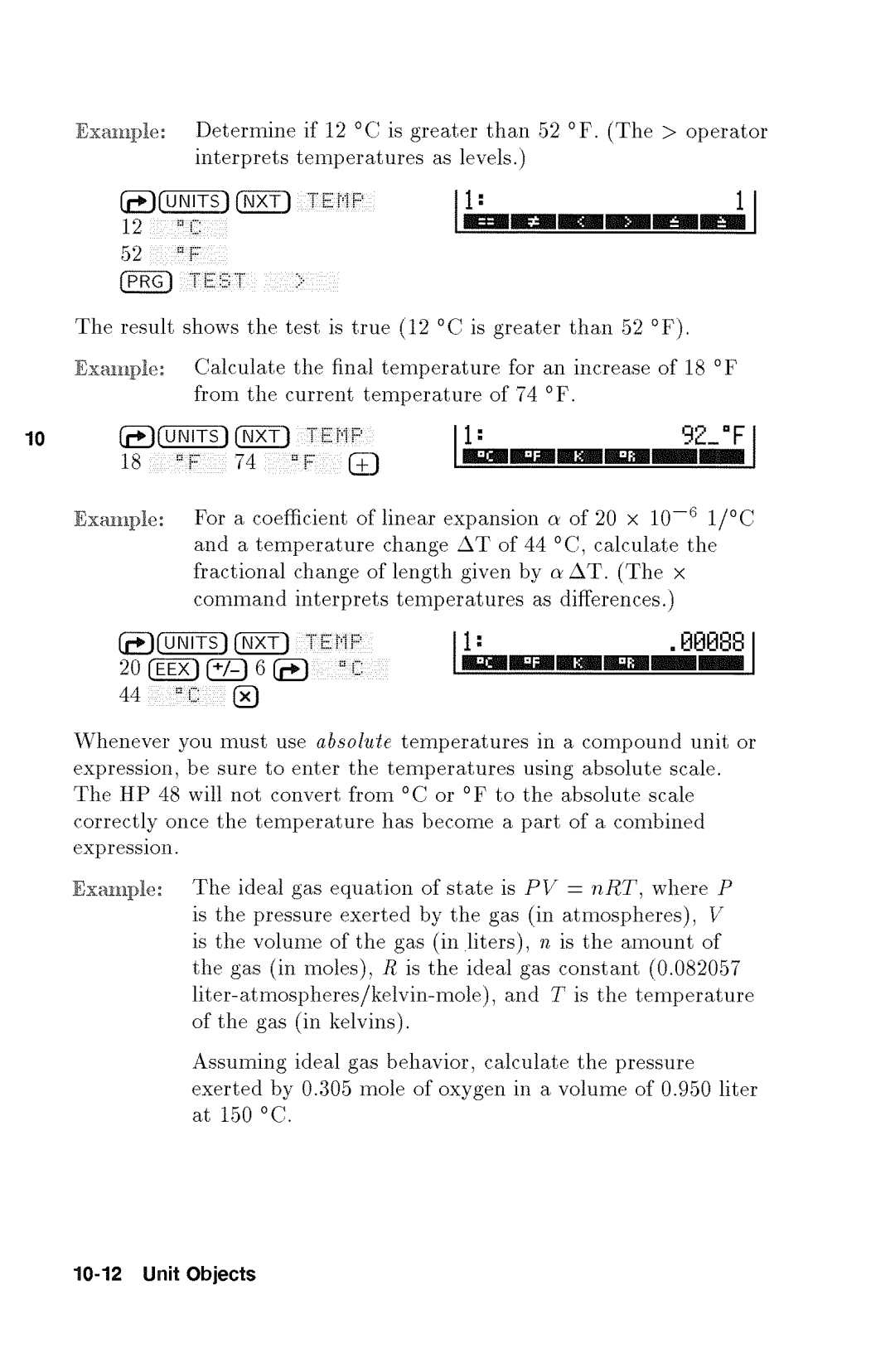 HP 48gx Graphing manual 