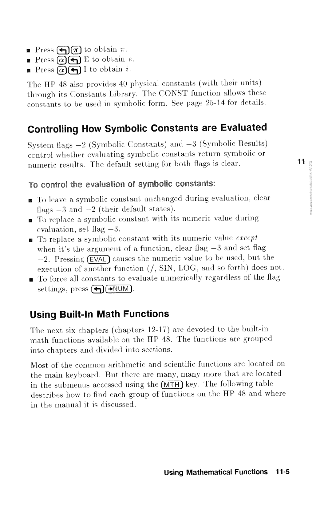 HP 48gx Graphing manual 