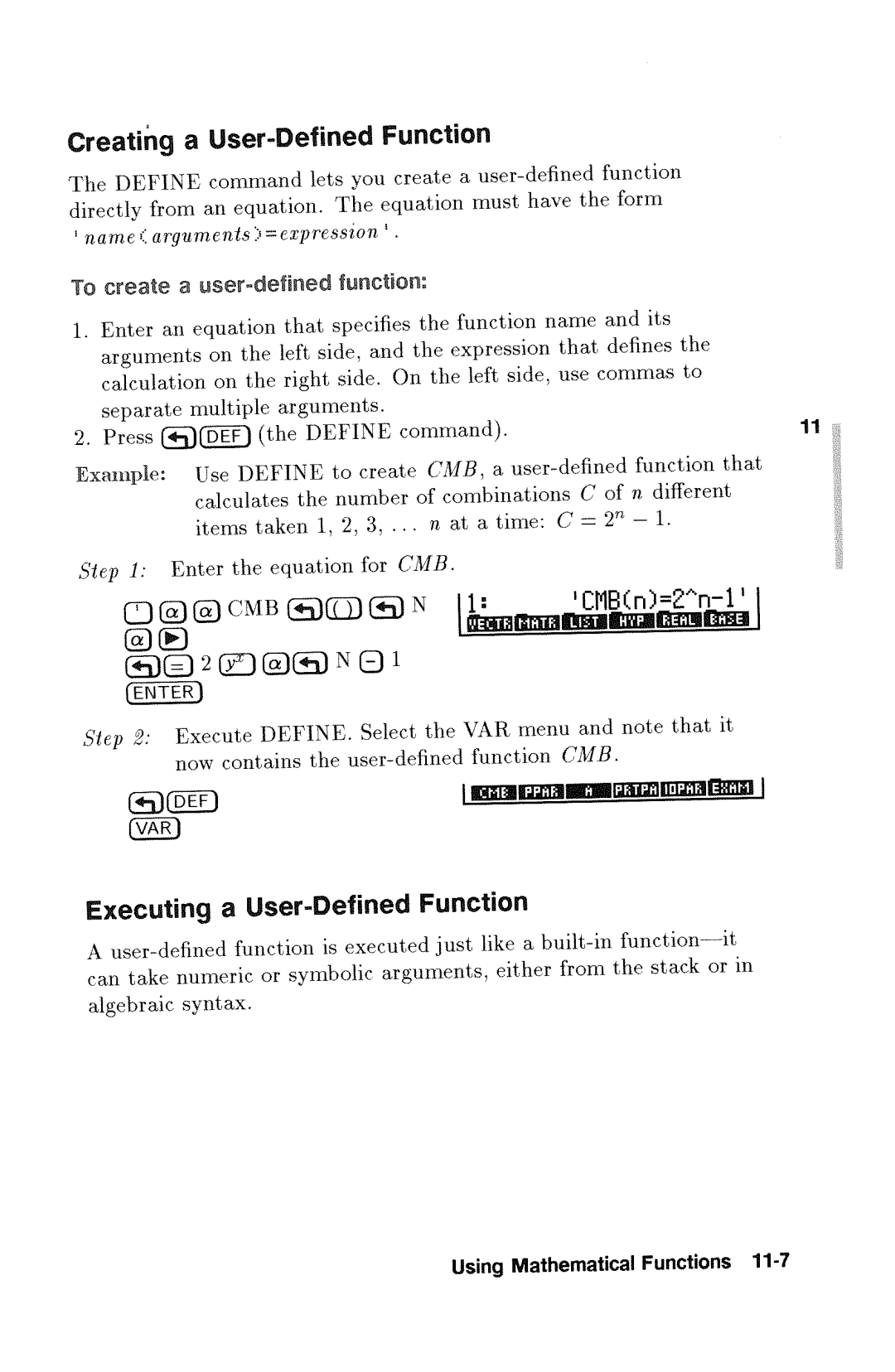 HP 48gx Graphing manual 