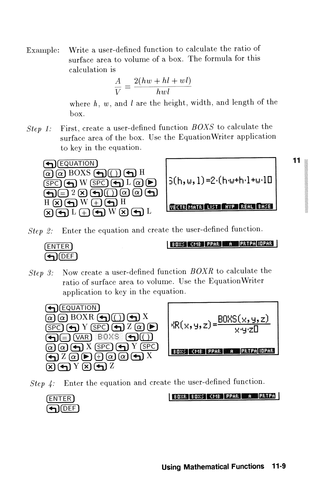 HP 48gx Graphing manual 