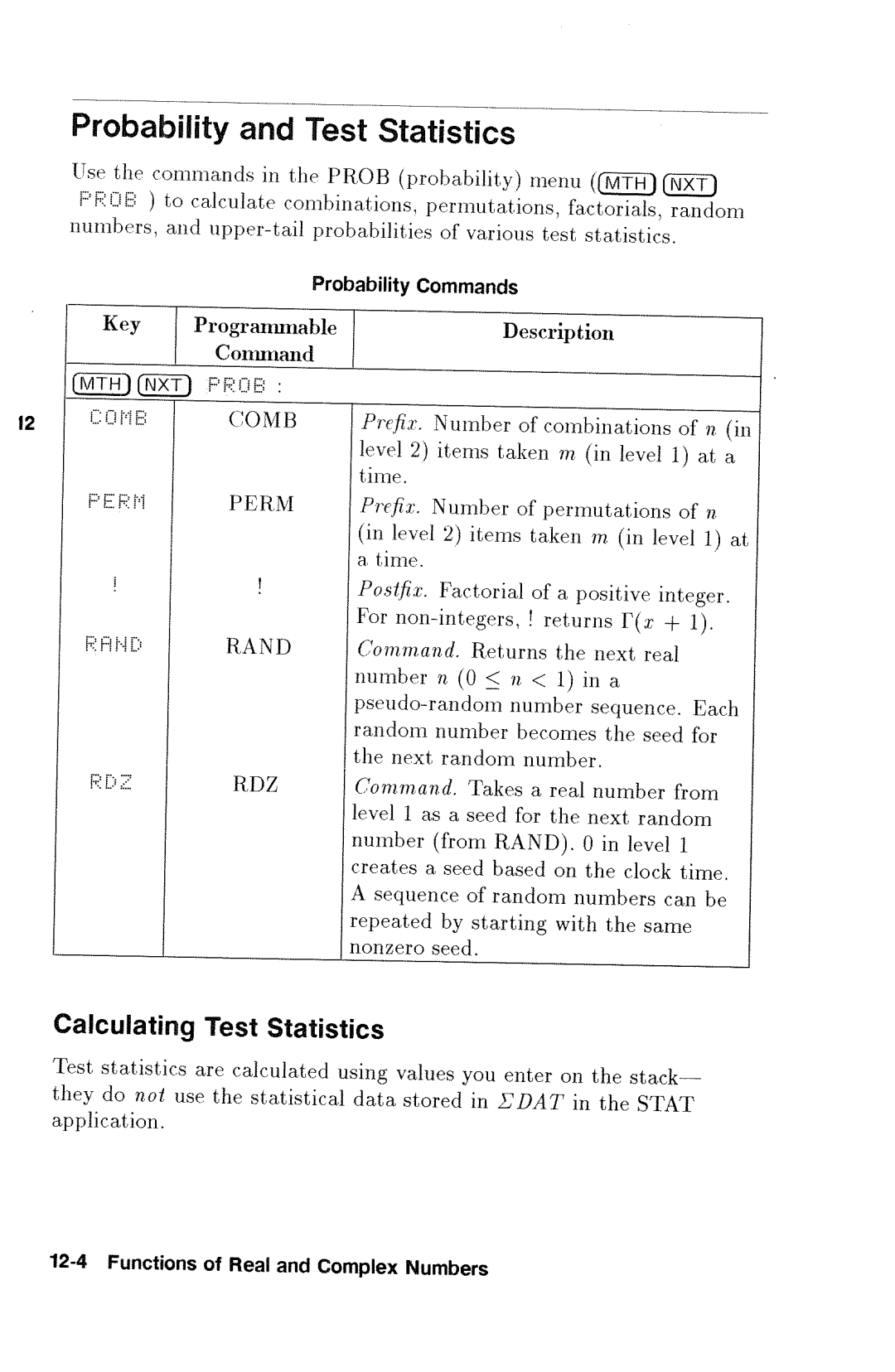 HP 48gx Graphing manual 