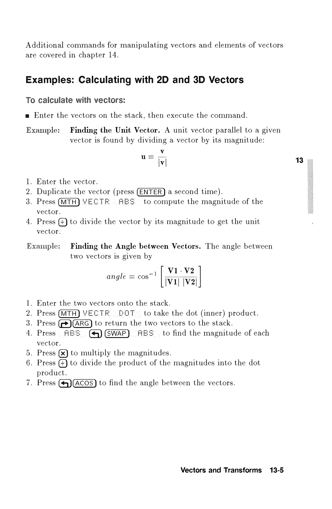 HP 48gx Graphing manual 