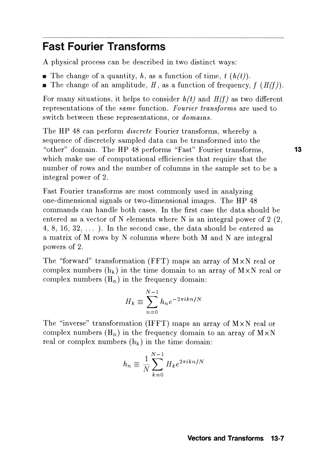 HP 48gx Graphing manual 