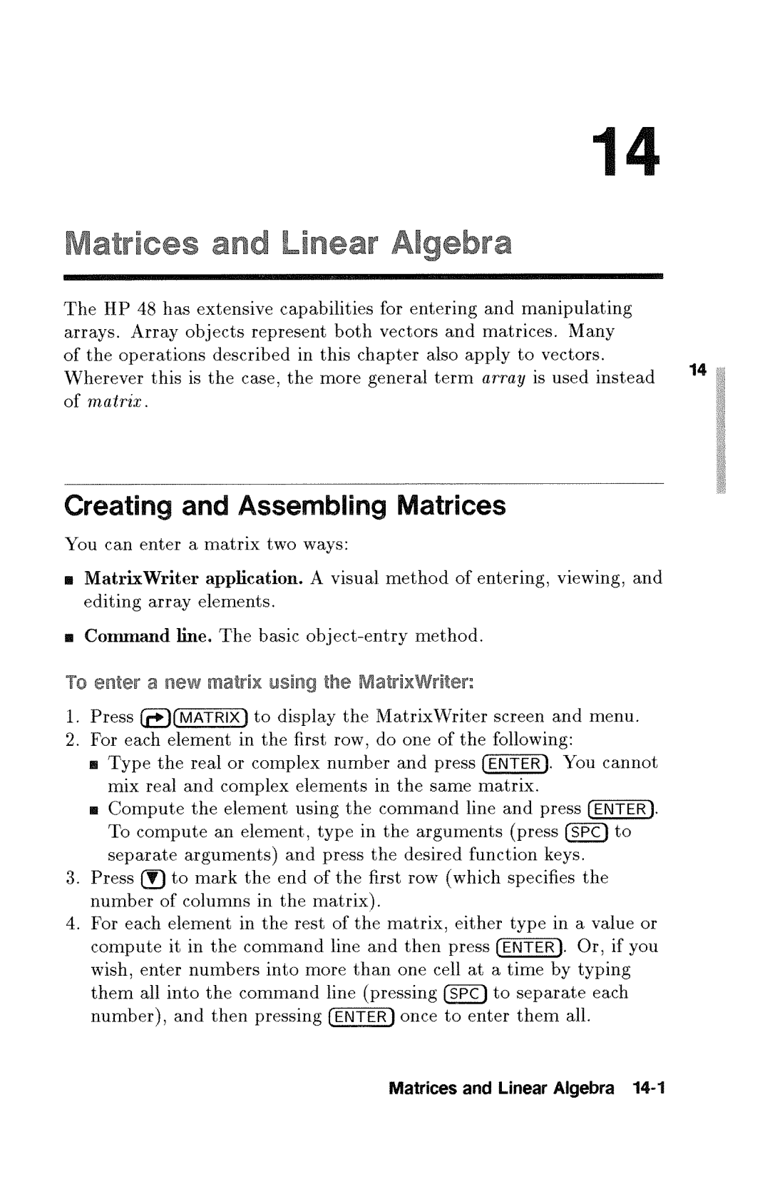 HP 48gx Graphing manual 