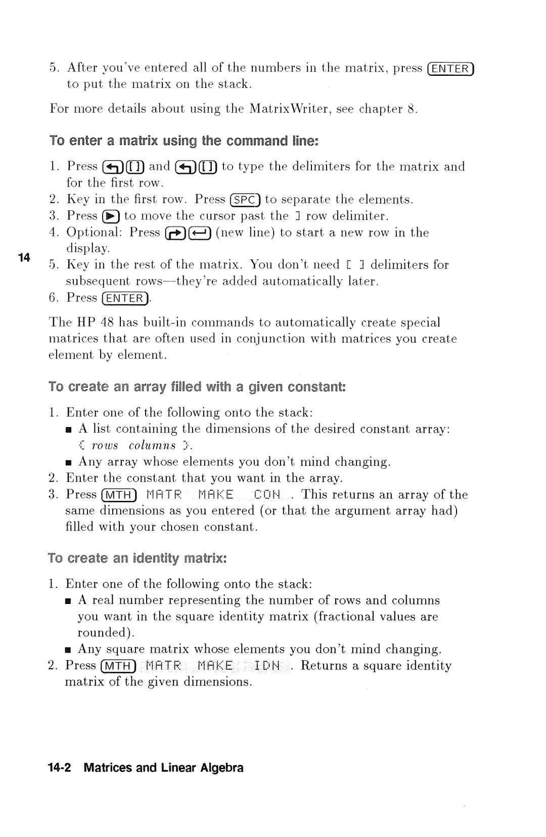 HP 48gx Graphing manual 