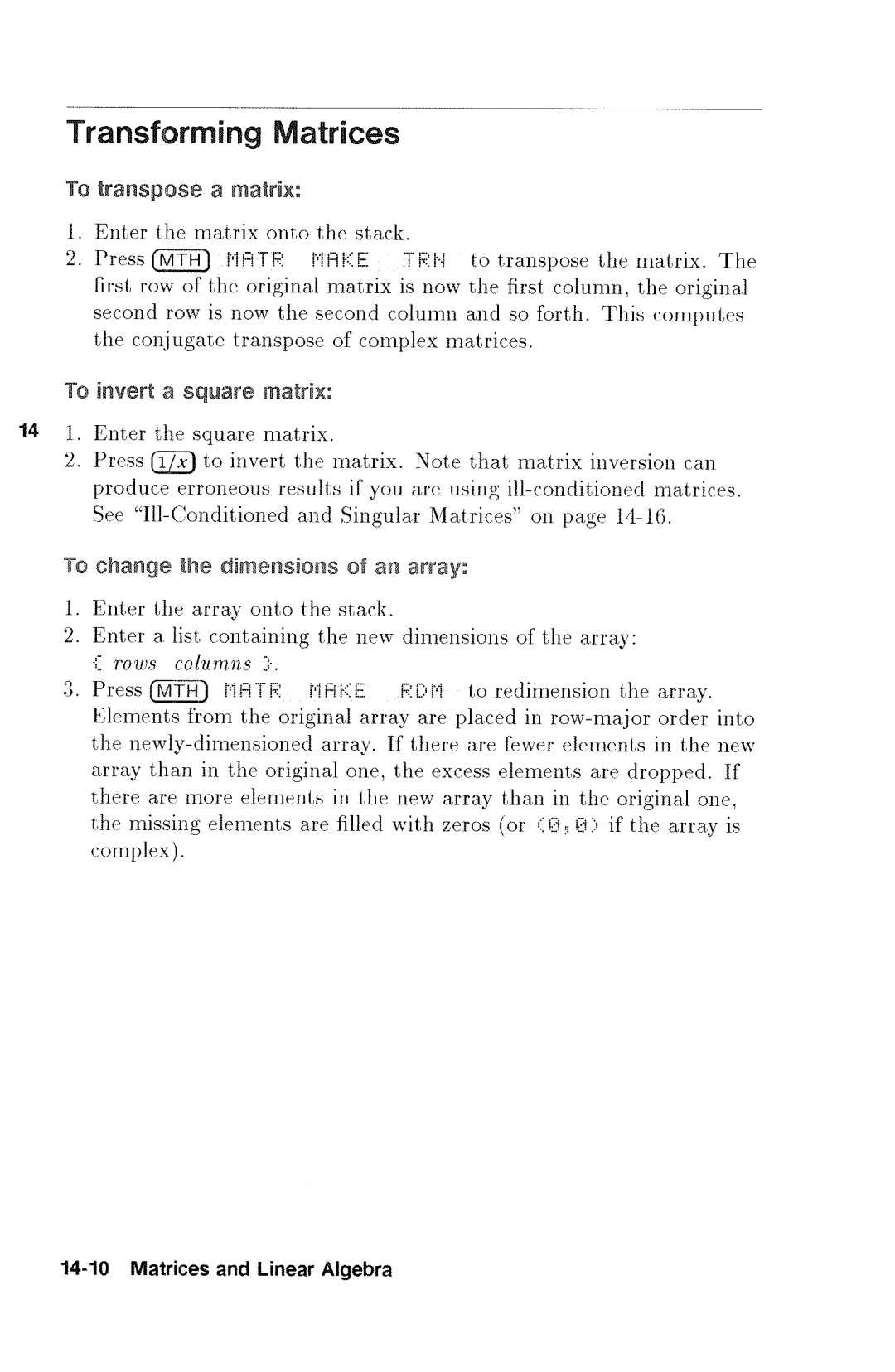 HP 48gx Graphing manual 