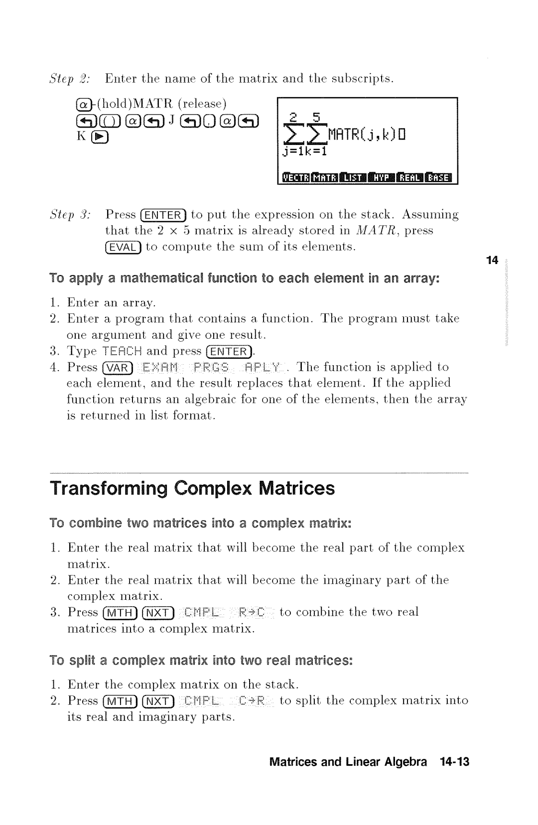 HP 48gx Graphing manual 