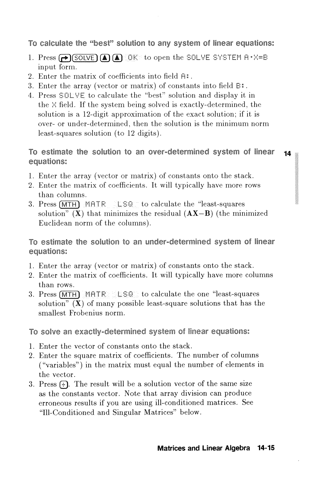 HP 48gx Graphing manual 