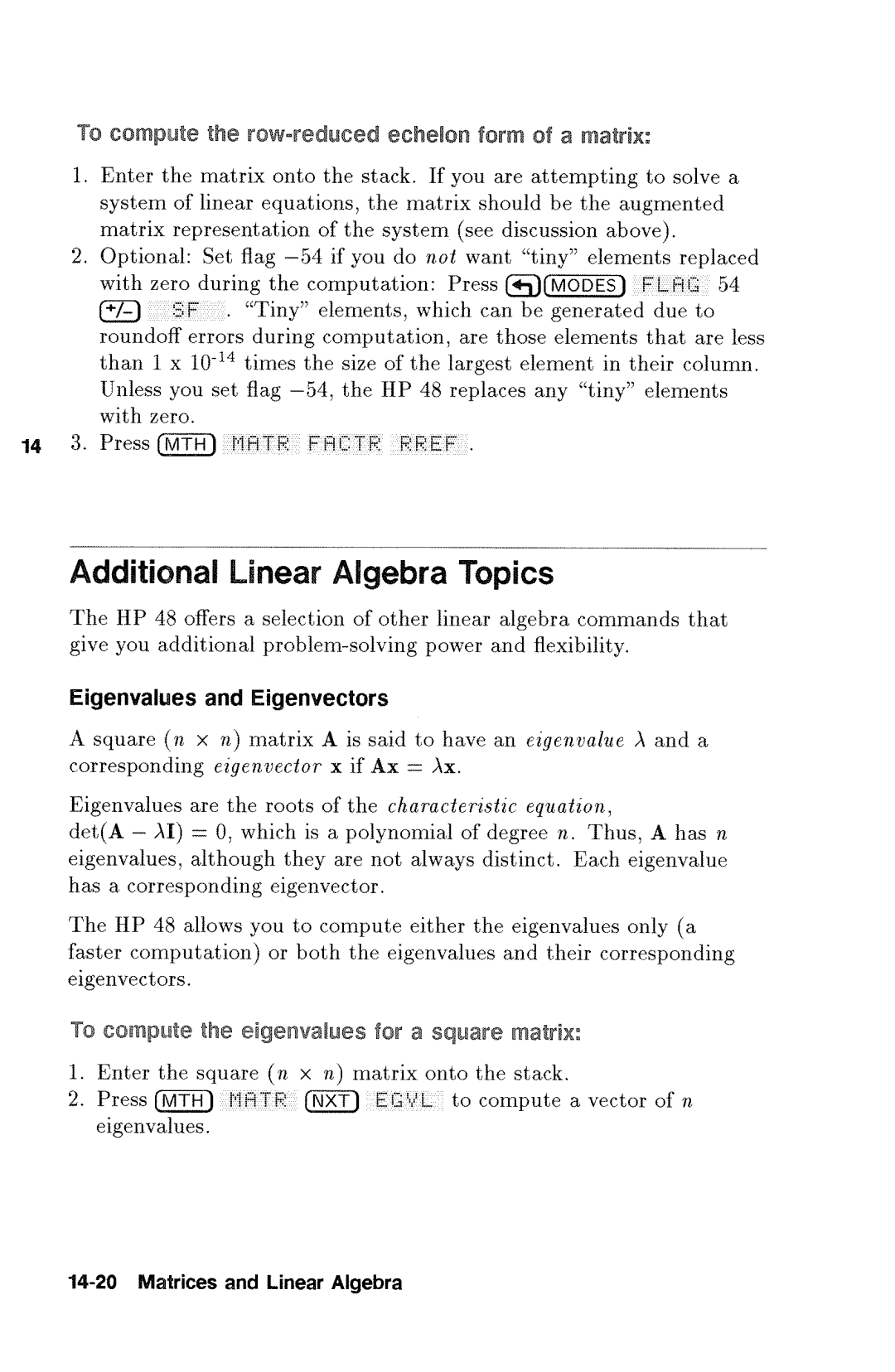 HP 48gx Graphing manual 