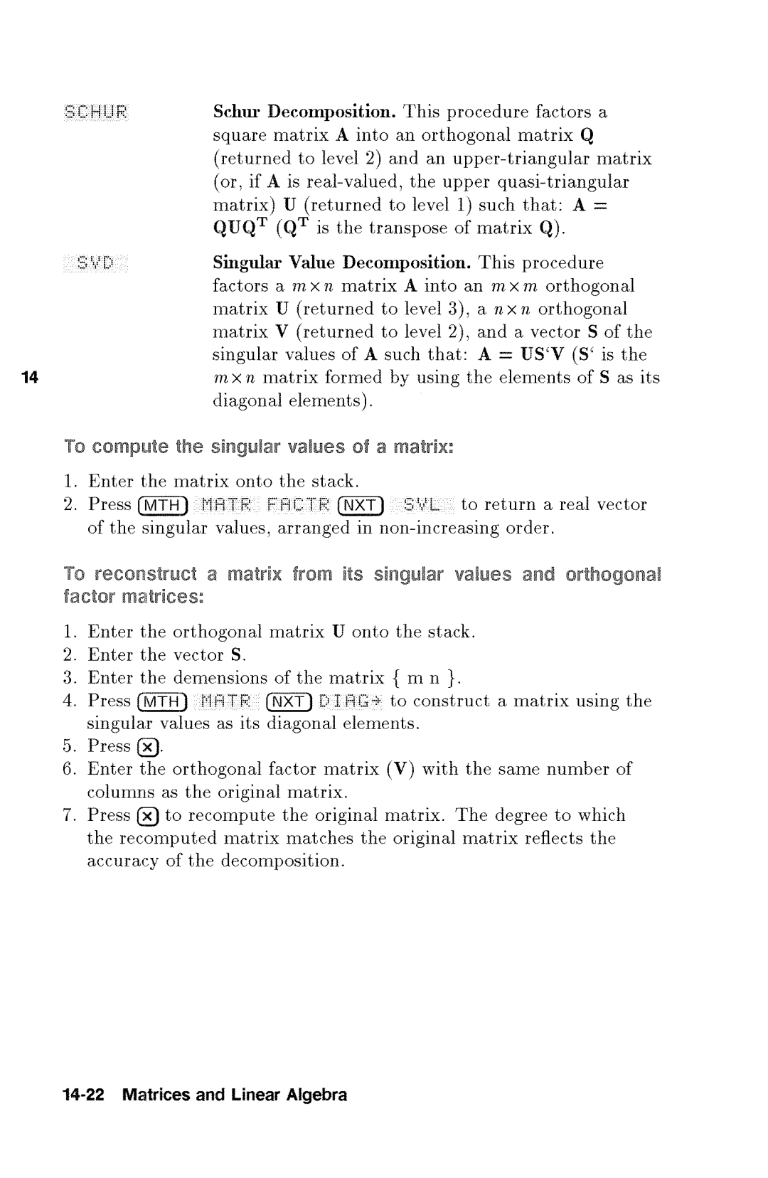 HP 48gx Graphing manual 