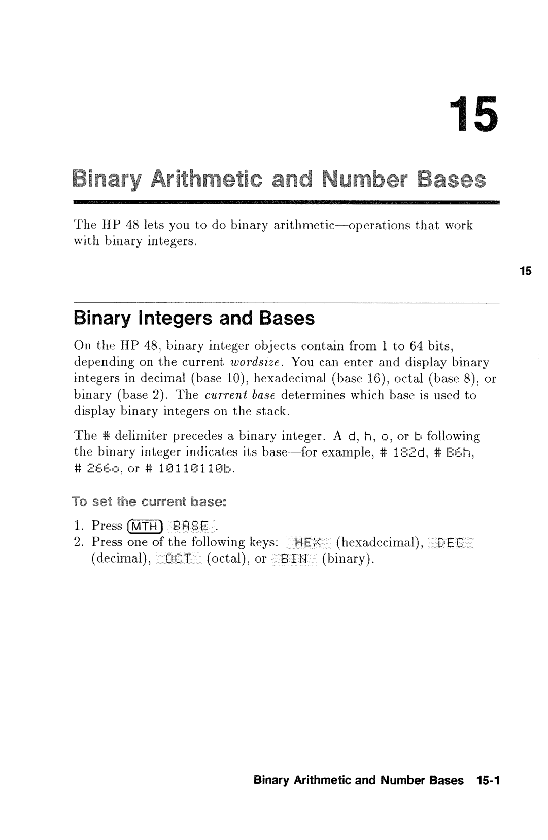 HP 48gx Graphing manual 