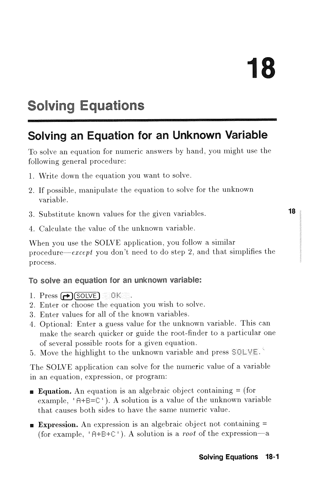 HP 48gx Graphing manual 