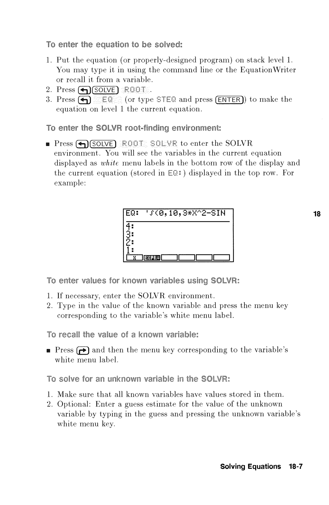 HP 48gx Graphing manual 