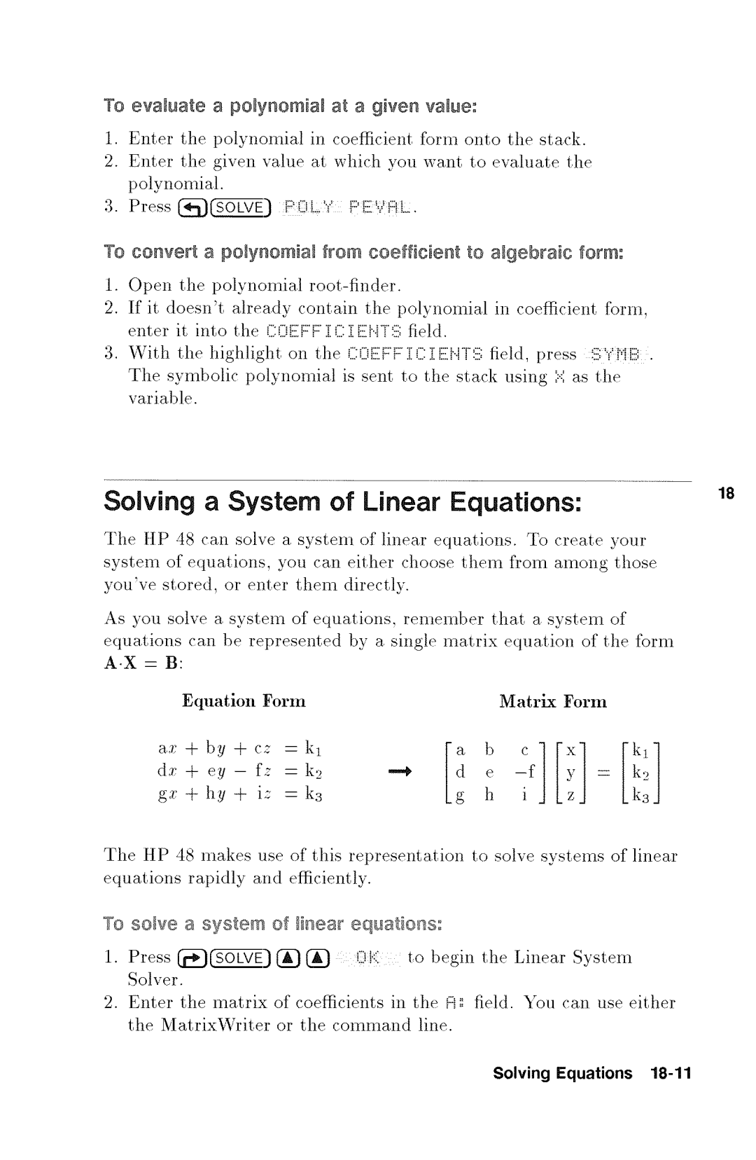 HP 48gx Graphing manual 