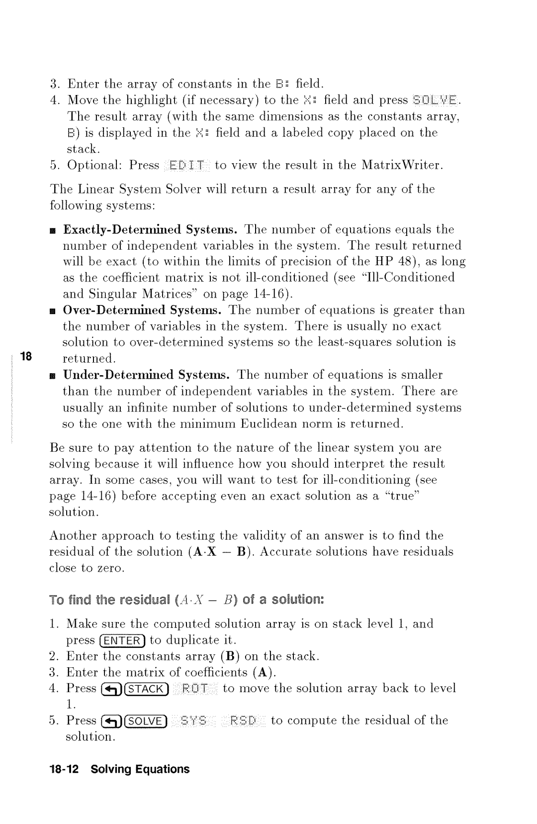 HP 48gx Graphing manual 