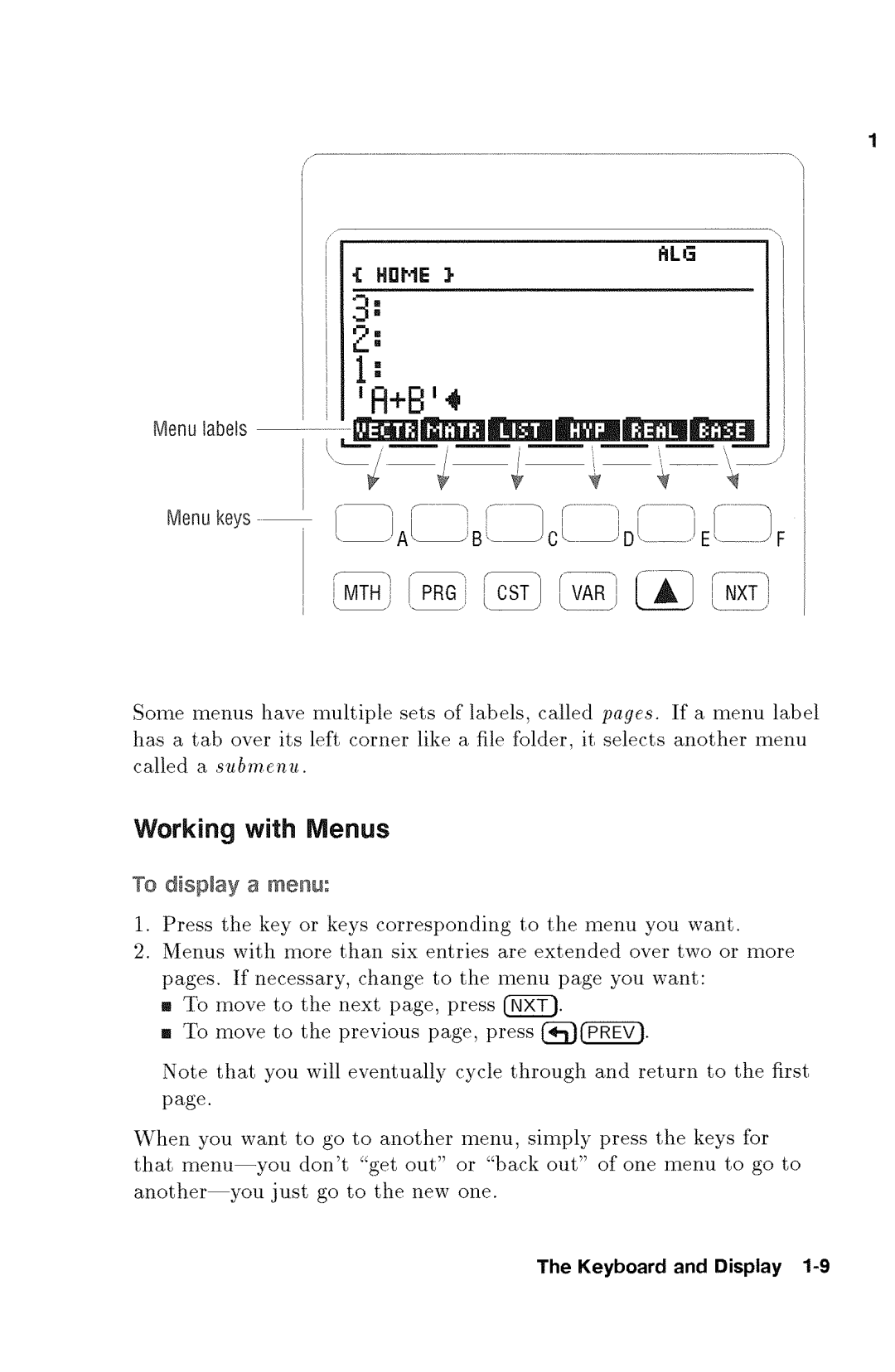 HP 48gx Graphing manual 