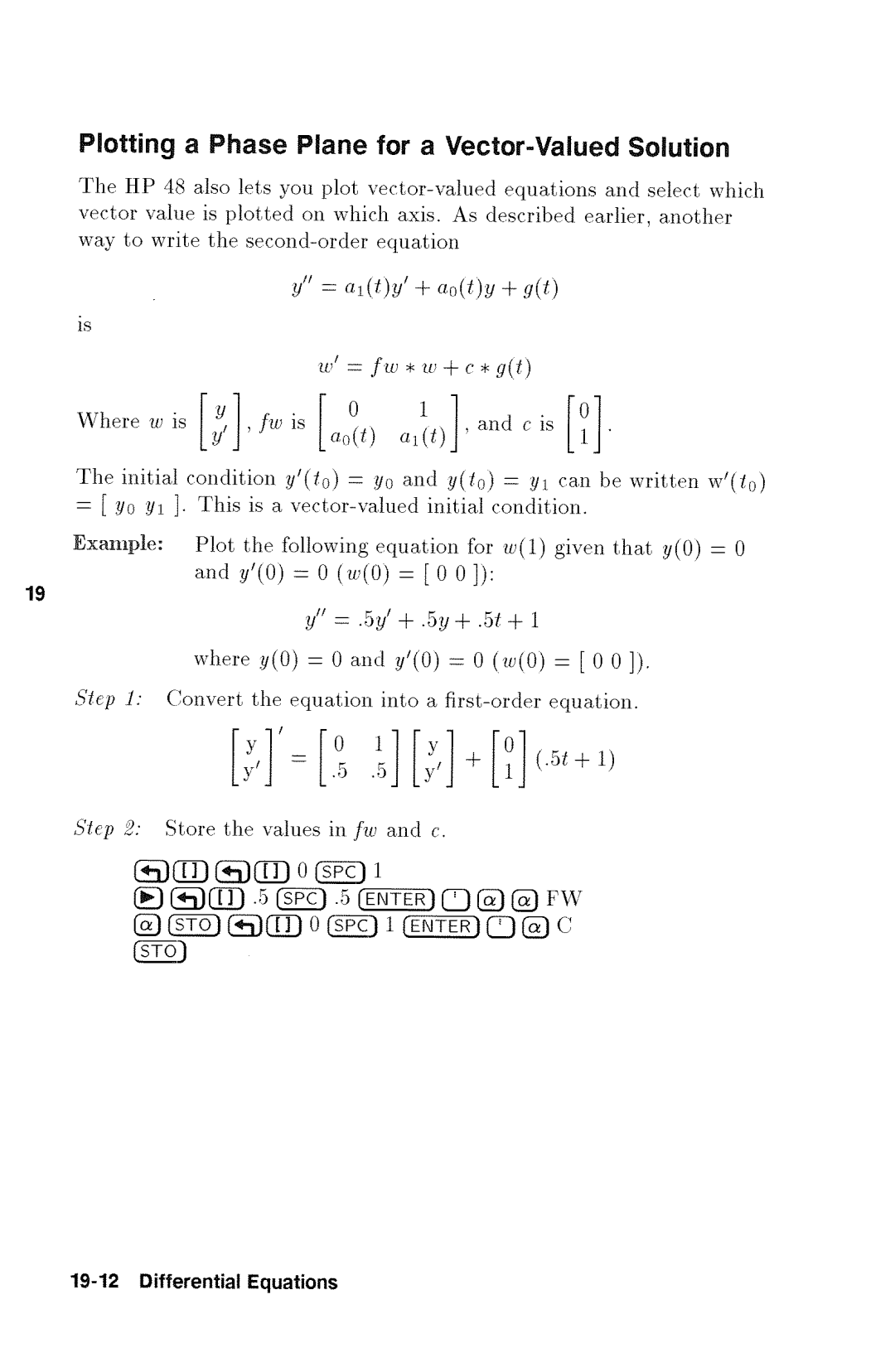 HP 48gx Graphing manual 