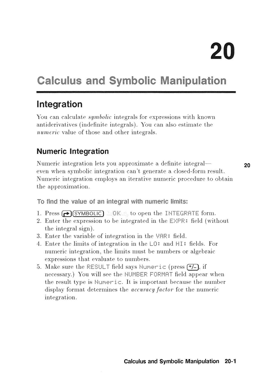 HP 48gx Graphing manual 