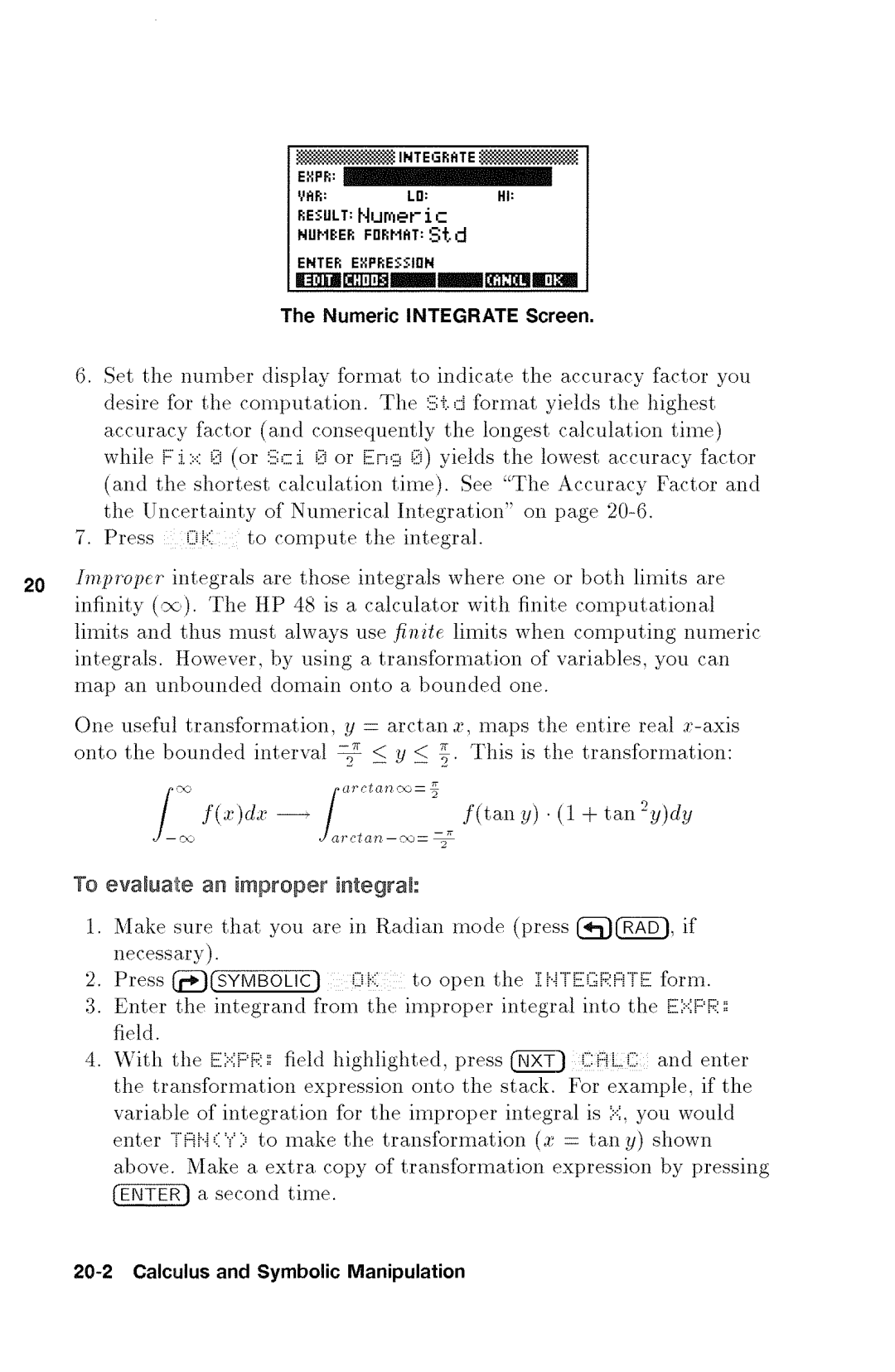 HP 48gx Graphing manual 