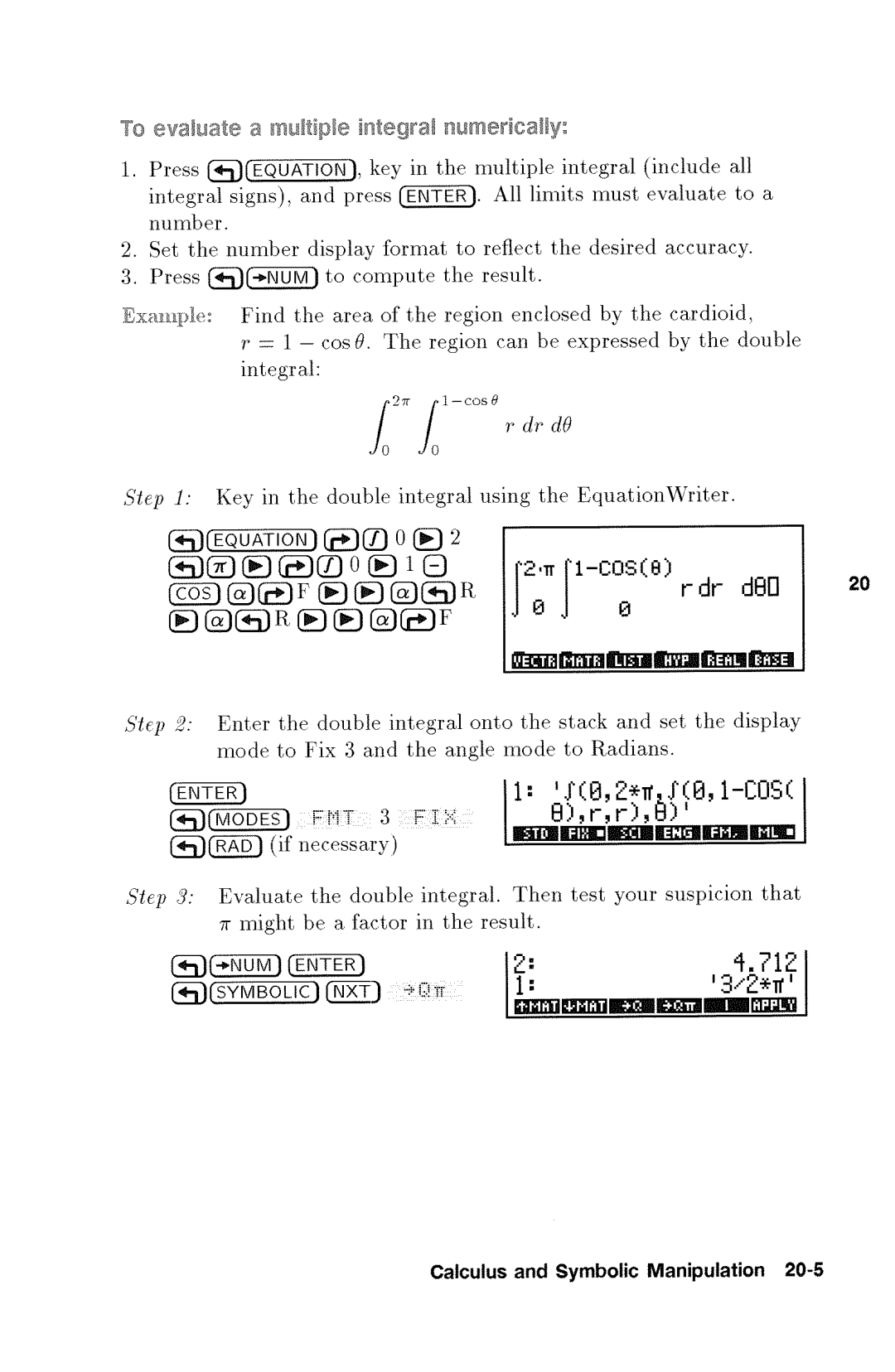 HP 48gx Graphing manual 