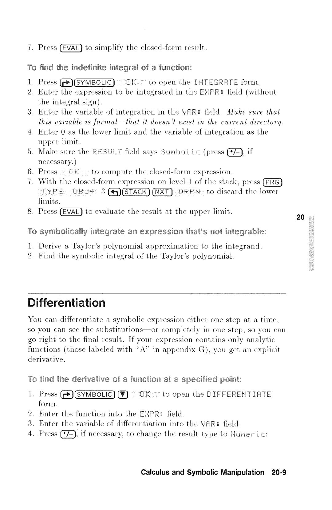 HP 48gx Graphing manual 