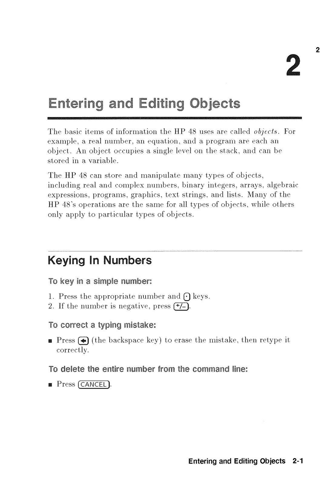 HP 48gx Graphing manual 