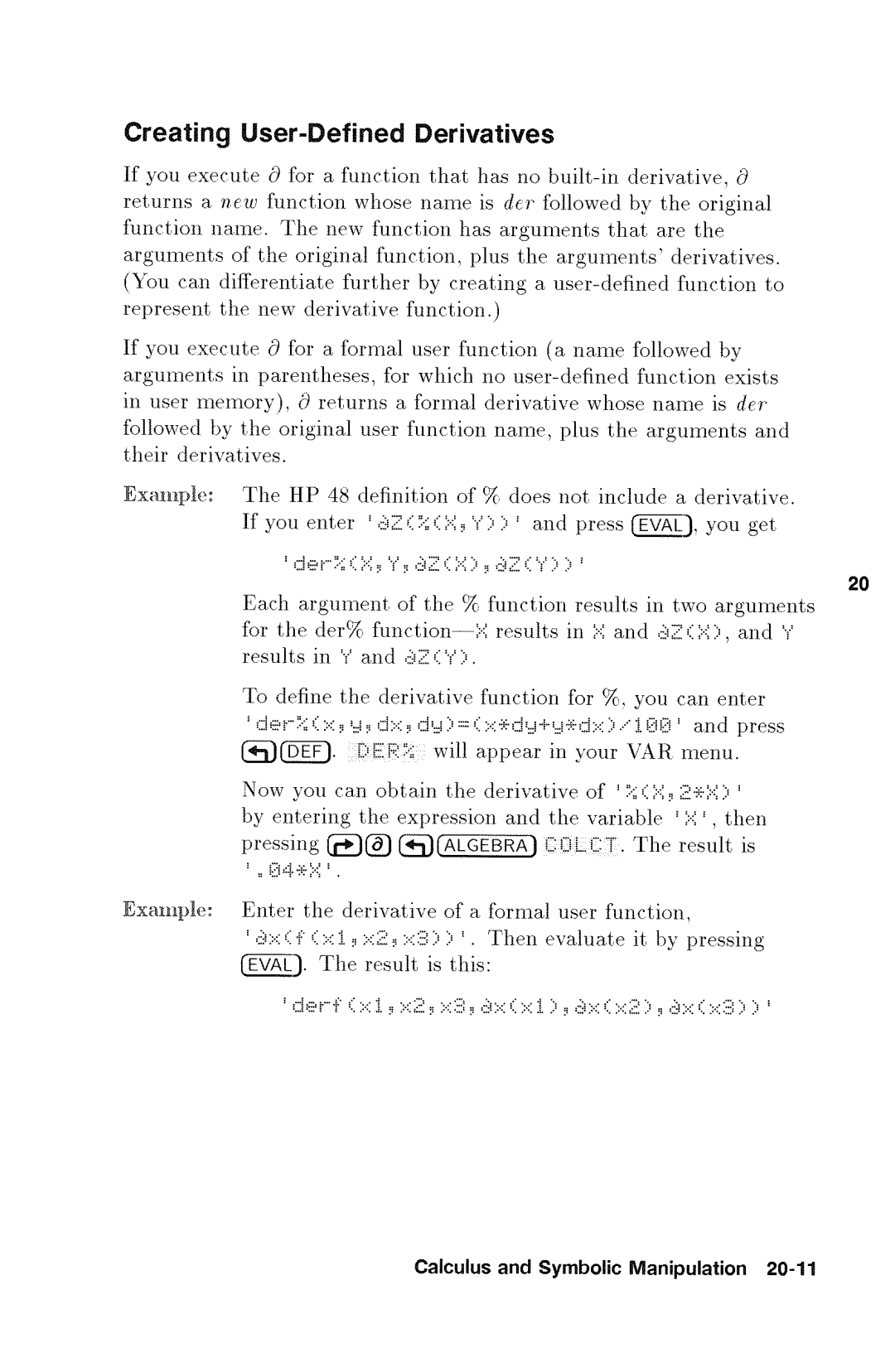 HP 48gx Graphing manual 