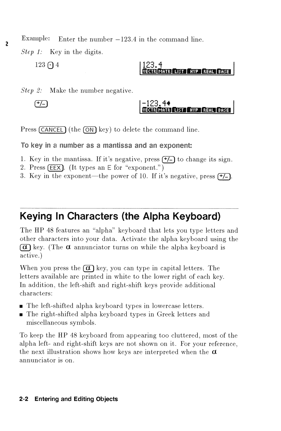 HP 48gx Graphing manual 