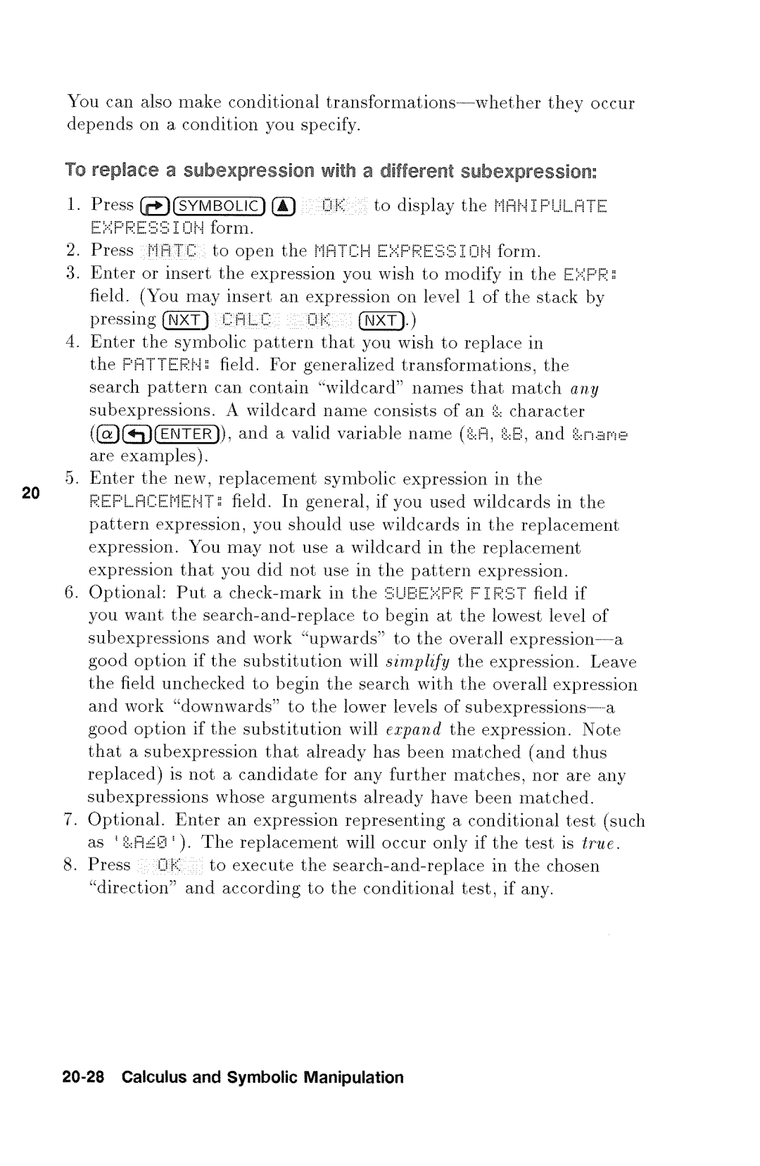 HP 48gx Graphing manual 