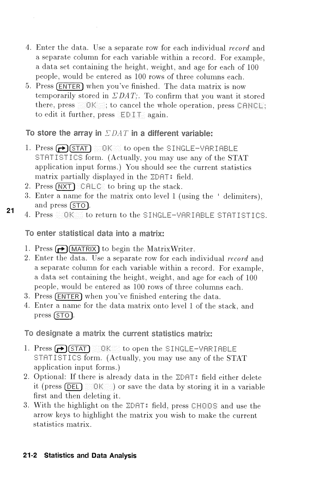 HP 48gx Graphing manual 