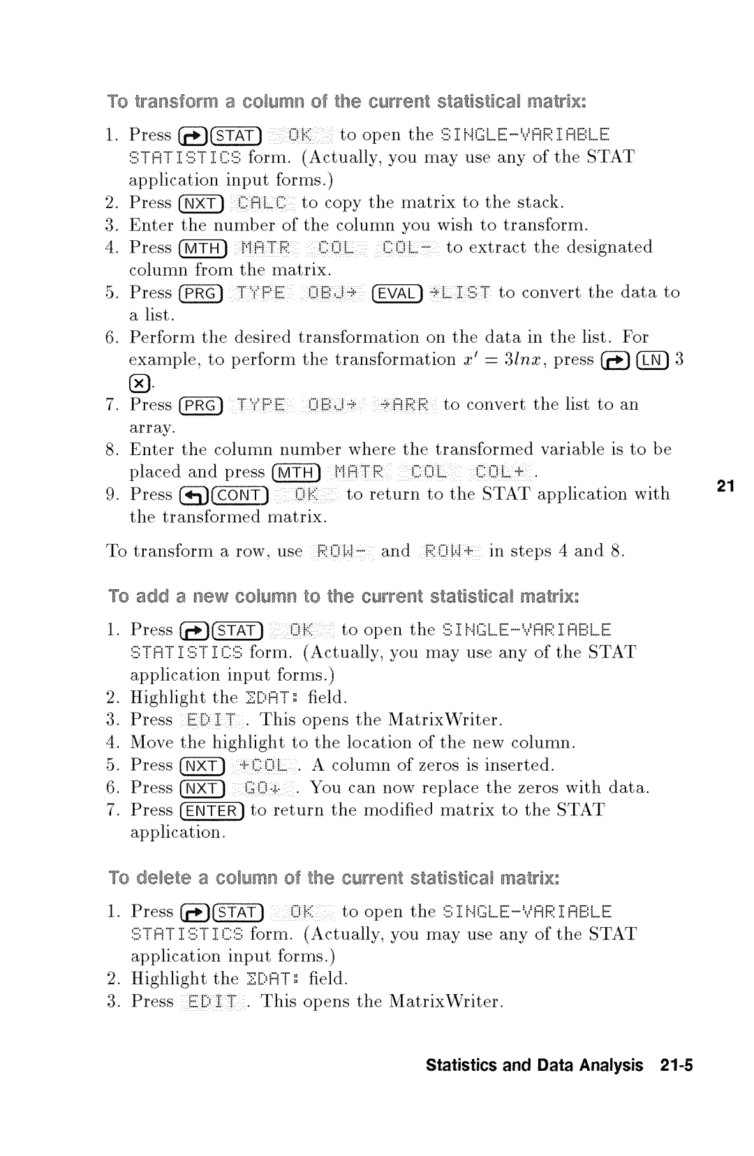 HP 48gx Graphing manual 