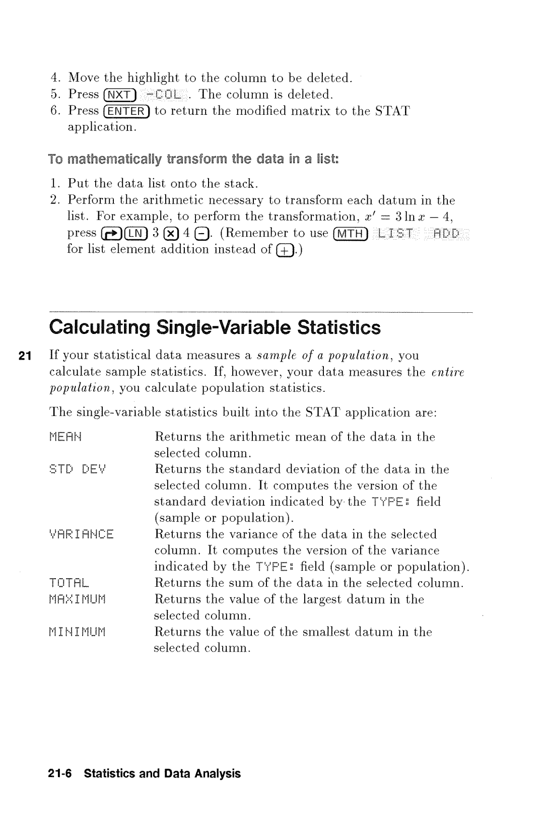 HP 48gx Graphing manual 