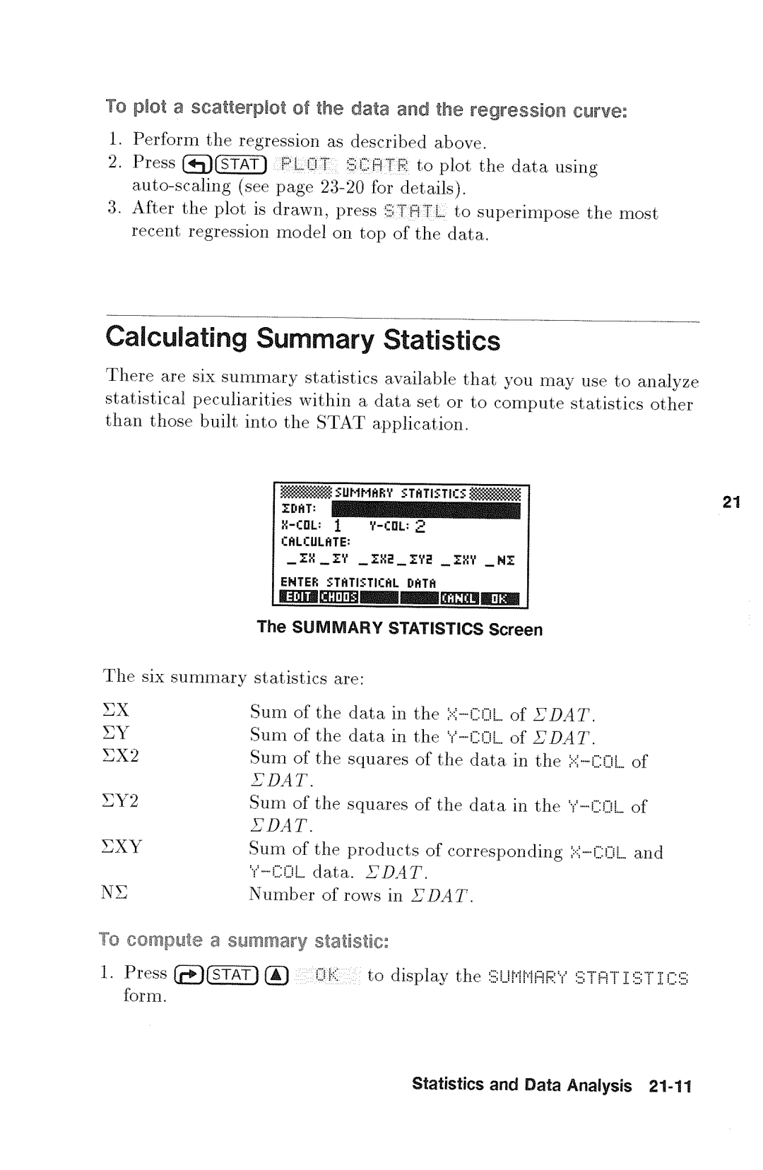 HP 48gx Graphing manual 