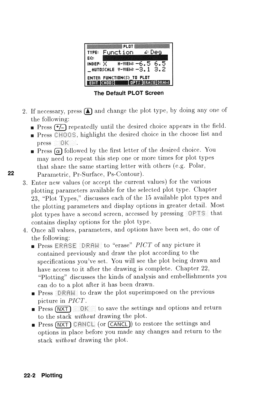 HP 48gx Graphing manual 