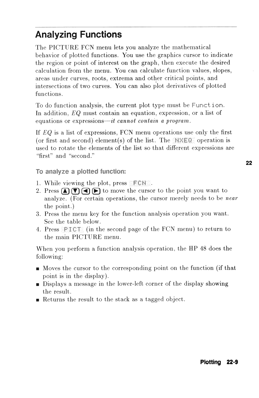 HP 48gx Graphing manual 