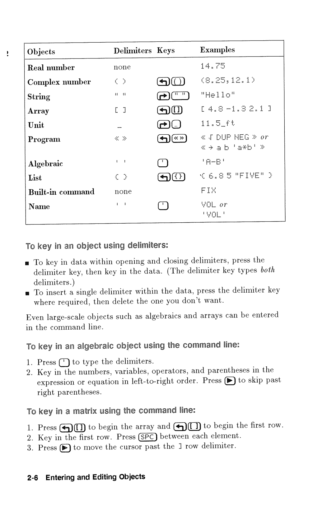 HP 48gx Graphing manual 