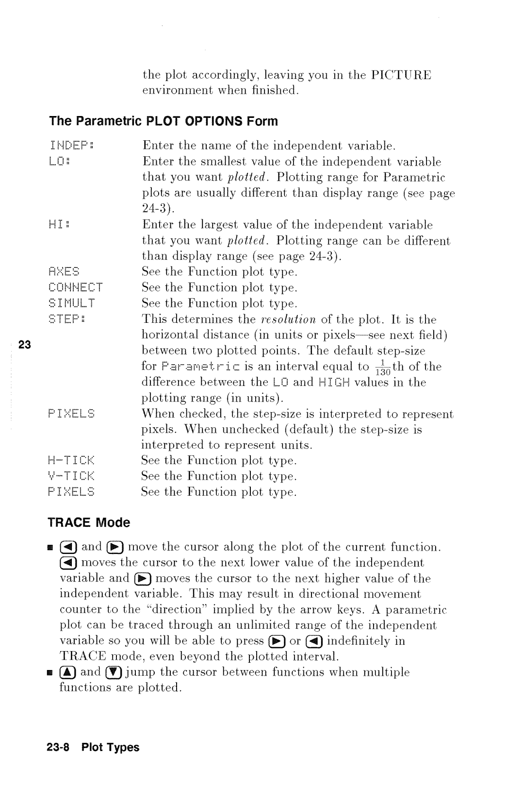 HP 48gx Graphing manual 