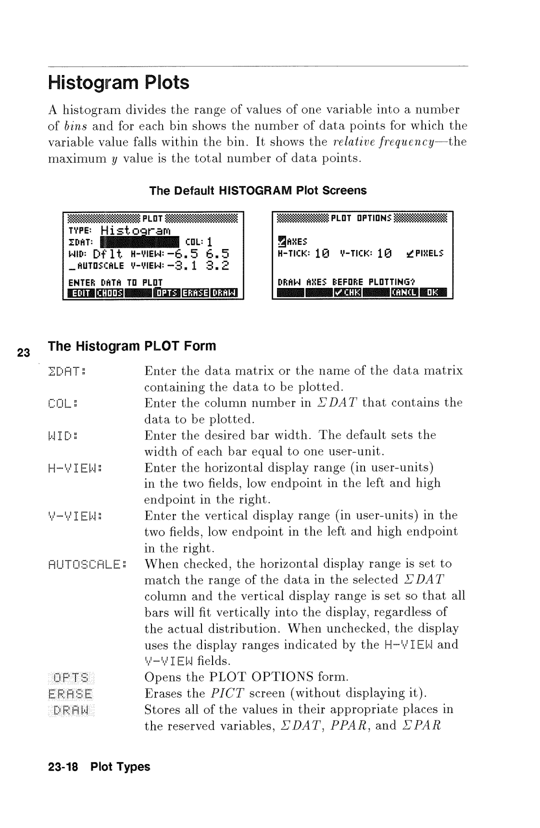 HP 48gx Graphing manual 