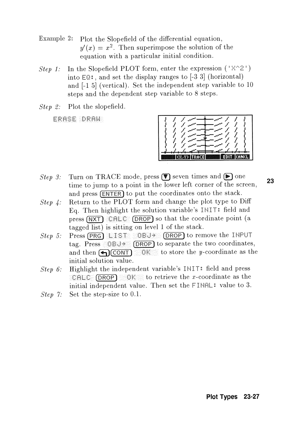 HP 48gx Graphing manual 