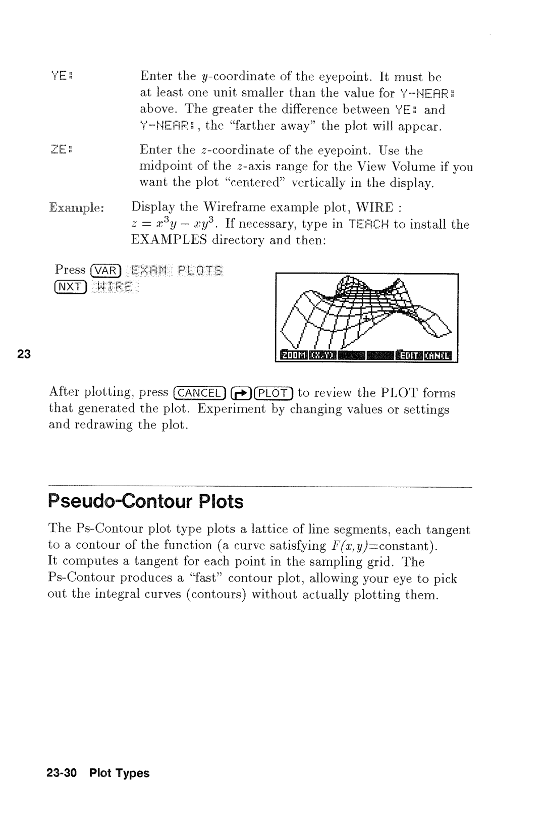 HP 48gx Graphing manual 