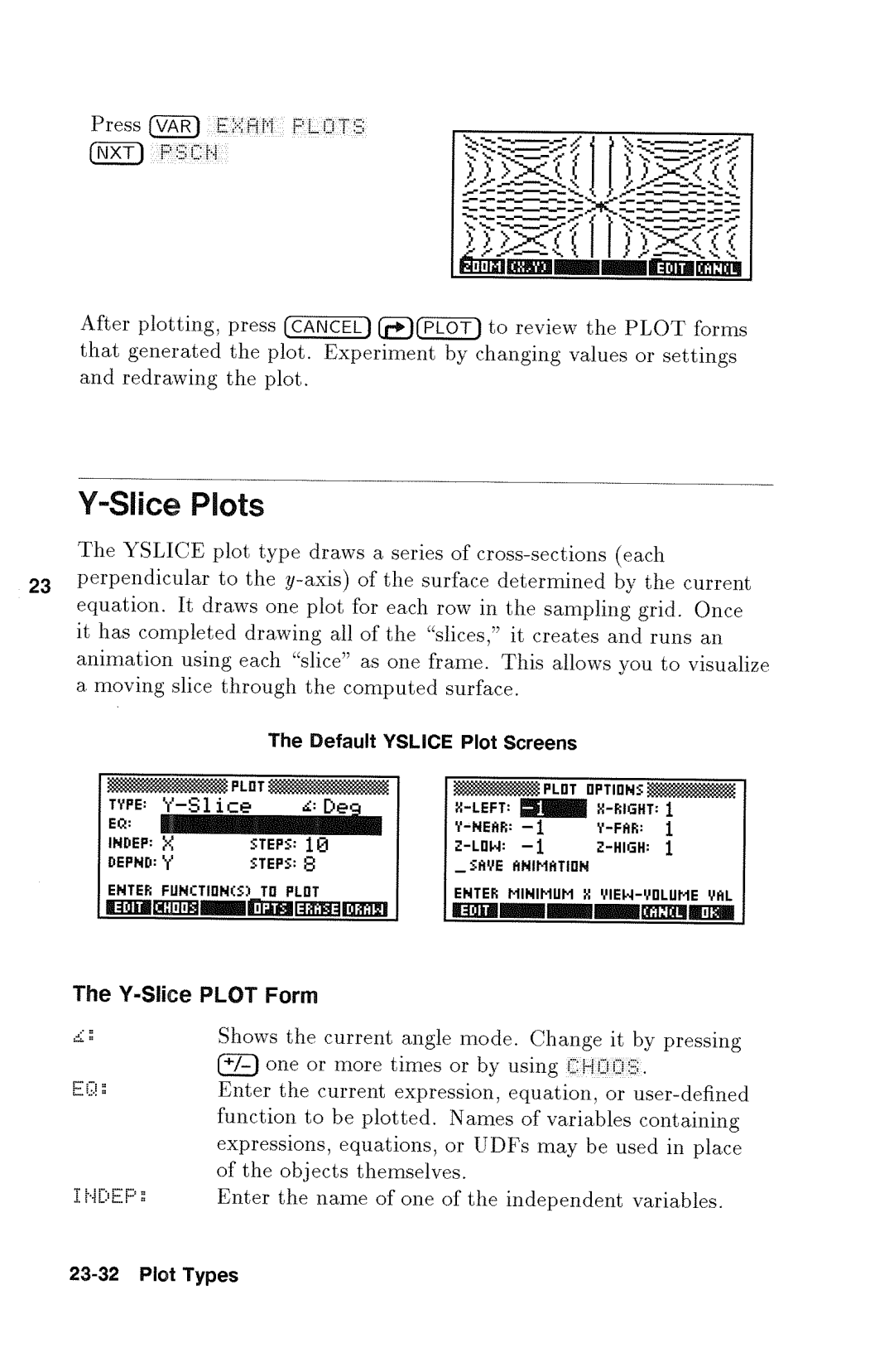 HP 48gx Graphing manual 